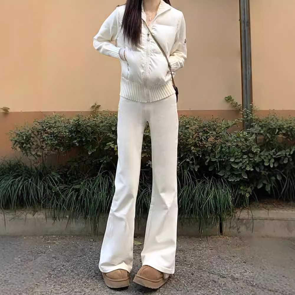 レディースジーンズパンツ 美シルエット フレアデニムパンツ
