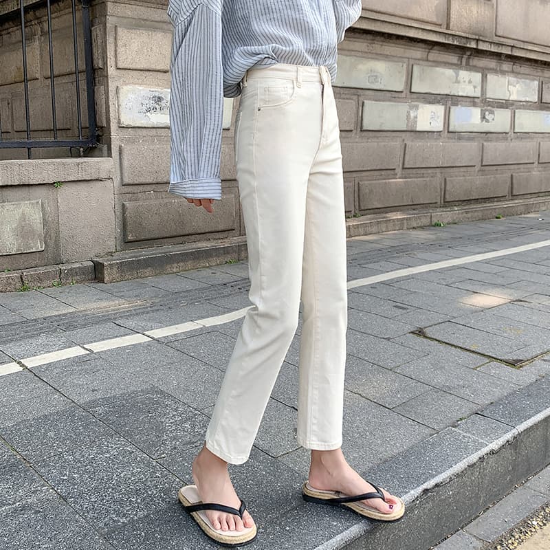レディース ジーンズ ハイウエストストレート