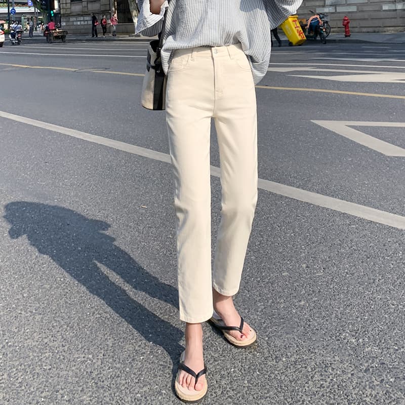 レディース ジーンズ ハイウエストストレート