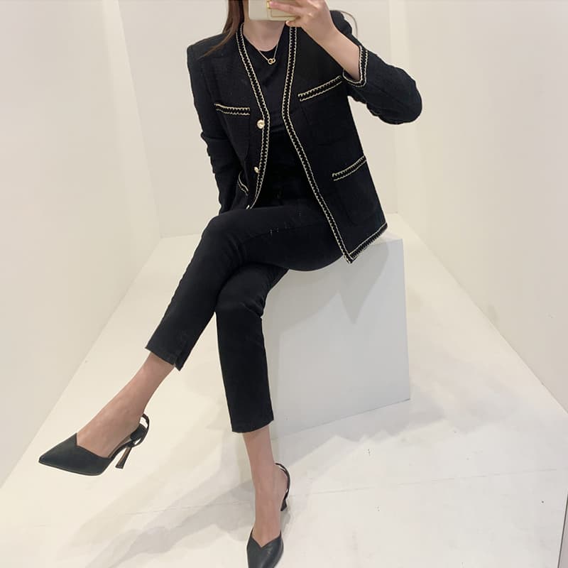 レディース ジーンズ 美脚見せハイウエストスキニーパンツ
