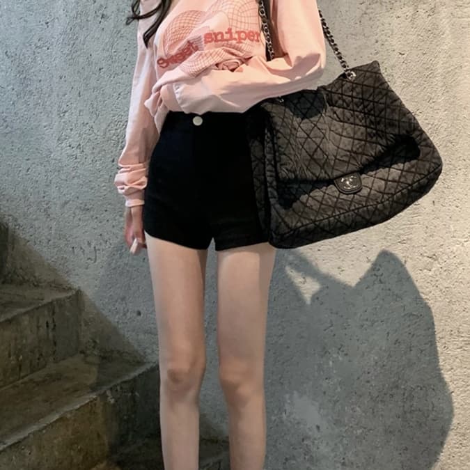 レディースジーンズパンツ レディースジーンズ美脚ショートパンツ